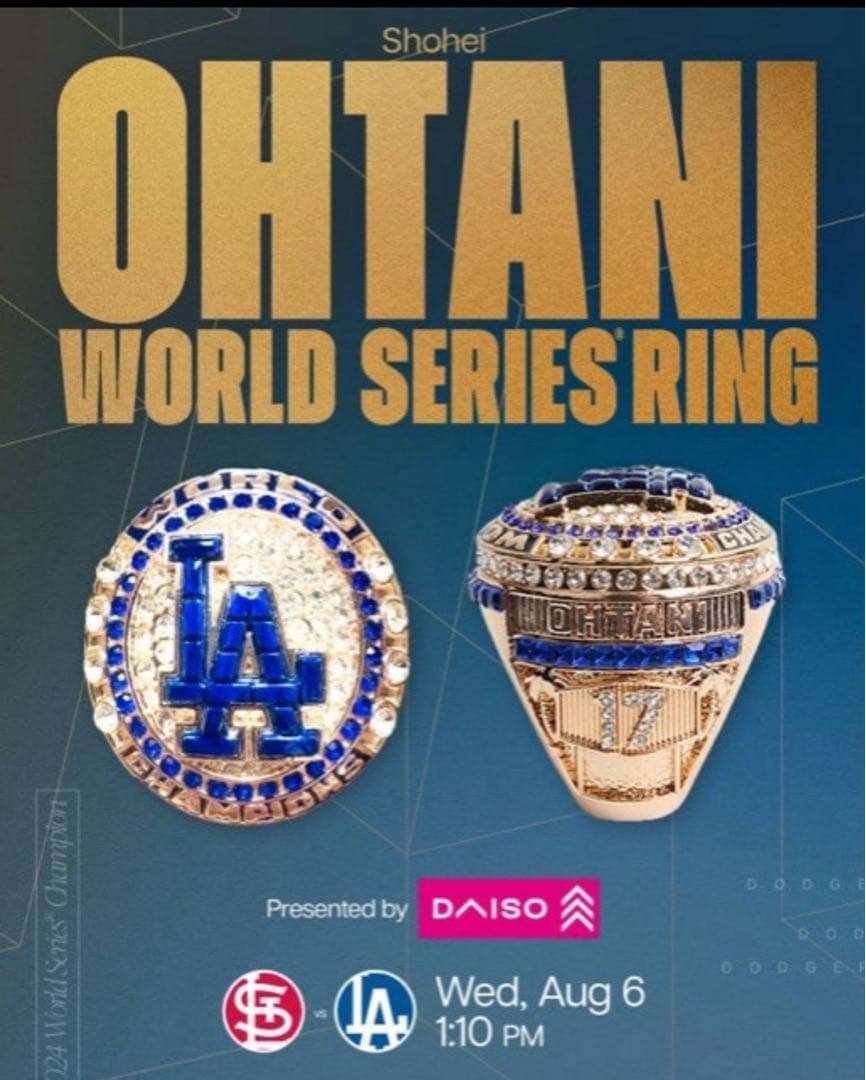 MVPトリオ　大谷翔平　フリーマン　ベッツ　ワールドチャンピオン　リング　冊子付