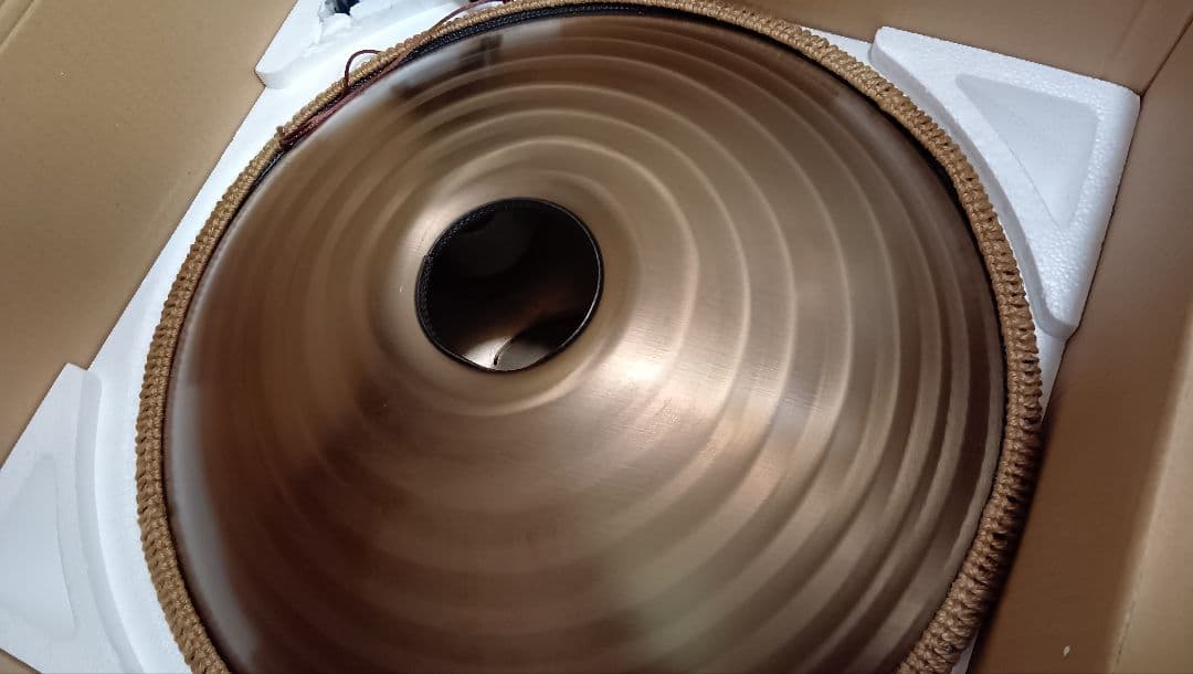 ハンドパン 432Hz 9音 22インチ 新品 打楽器 瞑想 スティールドラム