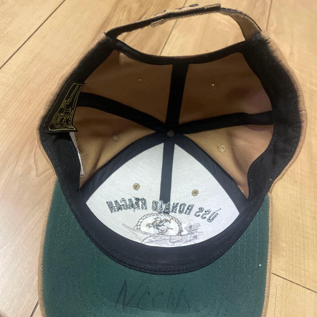 ロナルドレーガン　キャップ　米軍放出品　USNAVY CVN76 空母