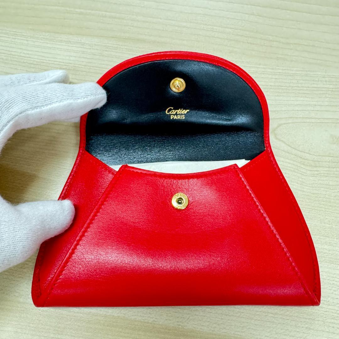 【未使用】 Cartier ケース パンテール レッド カルティエ