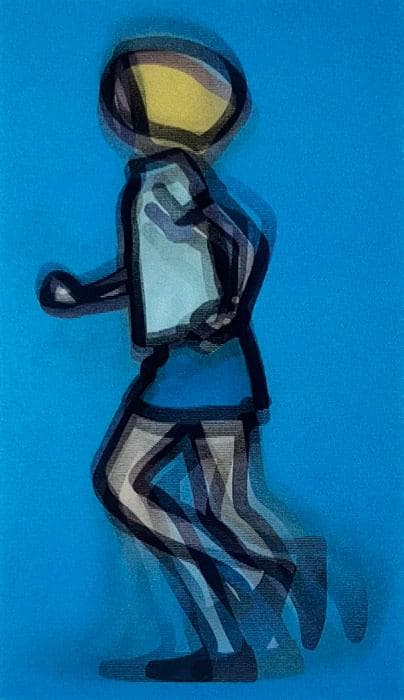 限定マット額装品/Bibi running/ジュリアン・オピー