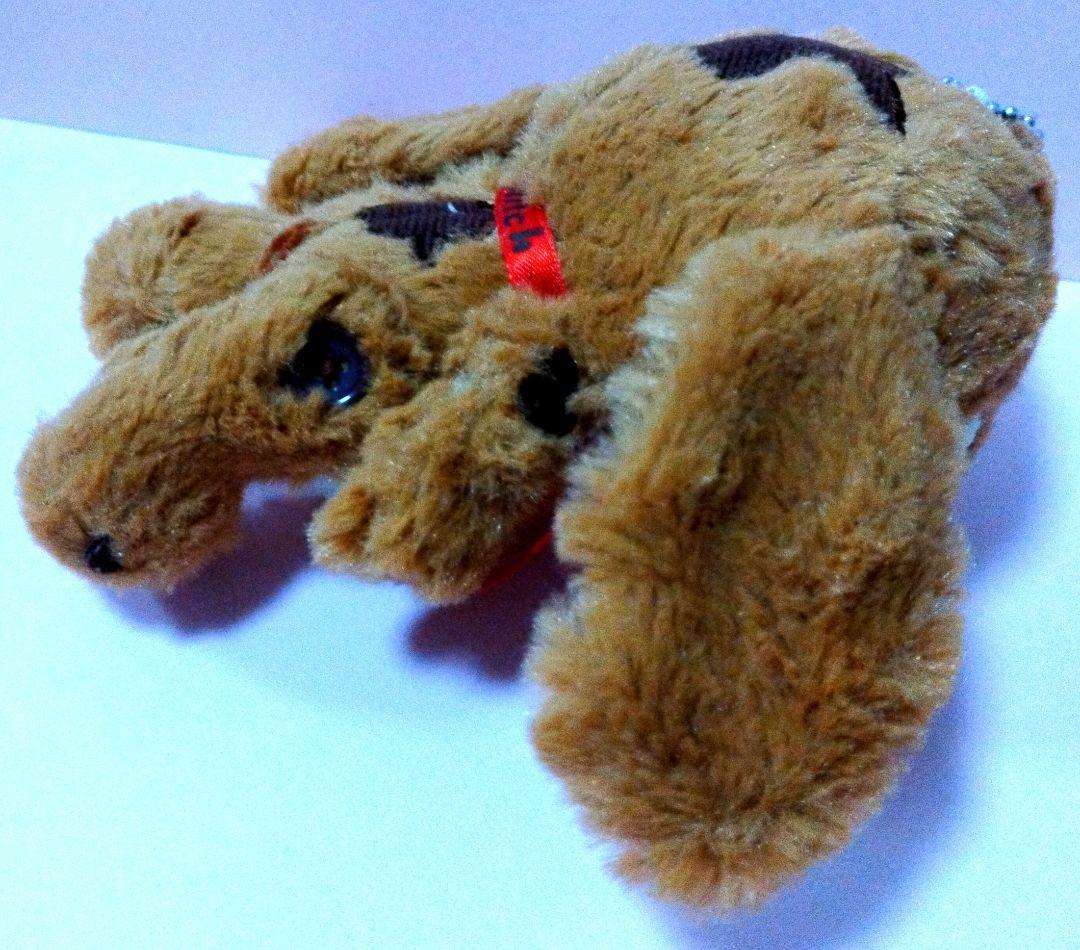 レトロ当時物　ディズニー　スティッチ　もふもふ ぬいぐるみ キーホルダー