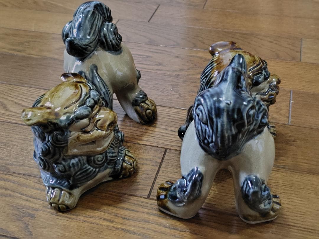 浅蔵五十吉　九谷焼　 獅子　2体