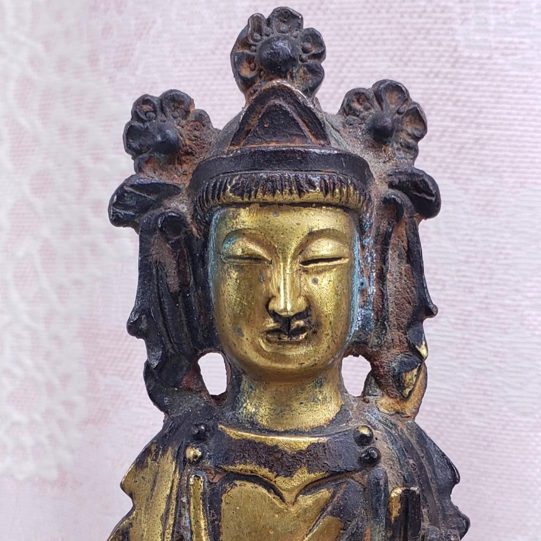 ◆『百済仏 金銅菩薩立像 渡来仏』仏像◆検）新羅仏 天平仏 飛鳥仏 空海 親鸞