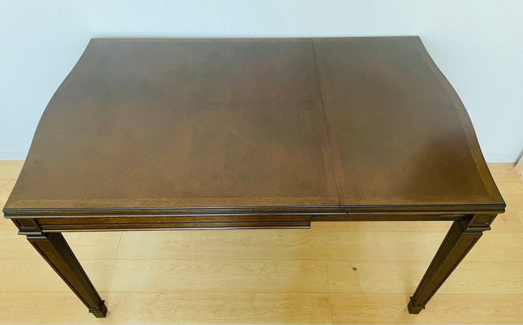 【美品】マルニ木工 地中海ロイヤルシリーズ 伸長式 ダイニングテーブル　送料込
