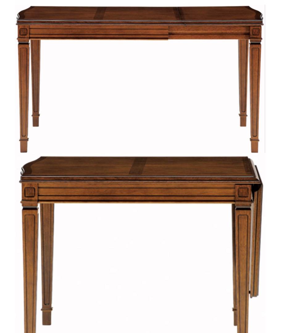 【美品】マルニ木工 地中海ロイヤルシリーズ 伸長式 ダイニングテーブル　送料込