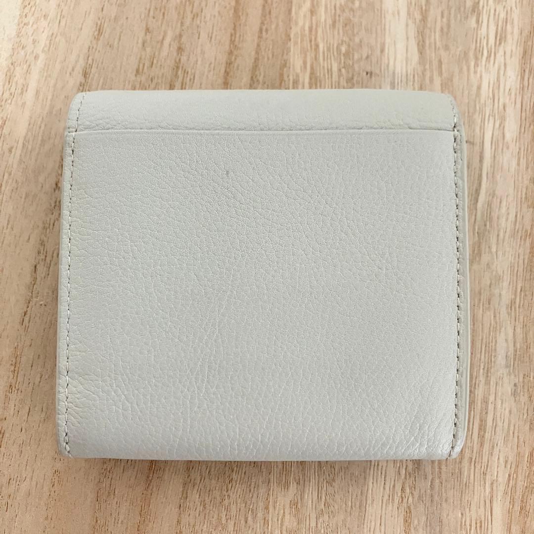 訳あり✨未使用✨マザーハウス✨アーチウォレット✨白✨ 定価19,800円