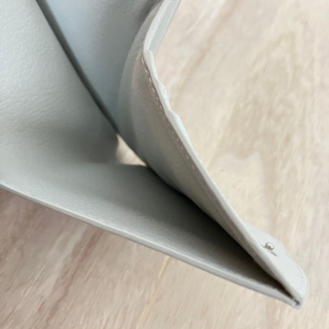 訳あり✨未使用✨マザーハウス✨アーチウォレット✨白✨ 定価19,800円