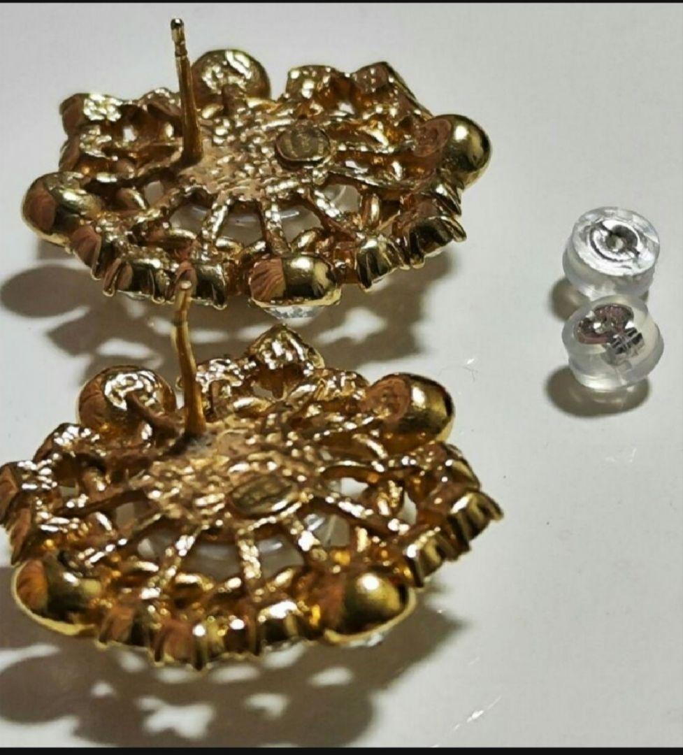 激レアシャネル CHANEL ピアス ココマーク パール　ラインストーン