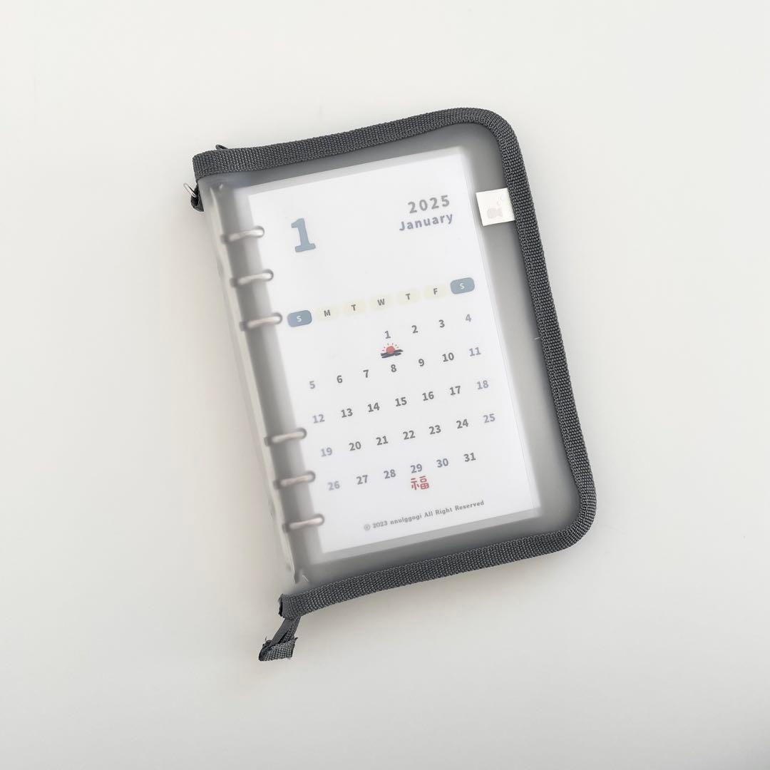 新春セール　韓国　貯金　アクリルバインダー　カバー　リフィル　1年分　ジップ