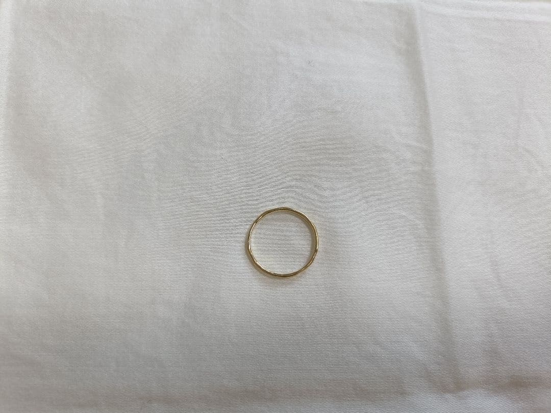 hirondelle イロンデール ゴールド ウェーブリング　K18