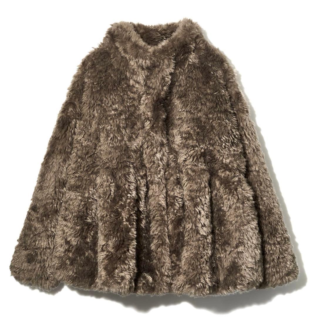 【新品】ノートルエモアwave silhouette fluffy coat