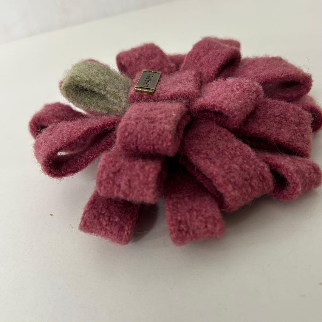 CHANEL シャネル ブローチ コサージュ フラワー ツイード