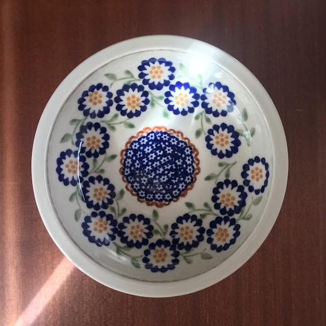 【限定品】北欧 ポーランド食器 おしゃれ 猫 犬 高さのある餌皿 フードボウル