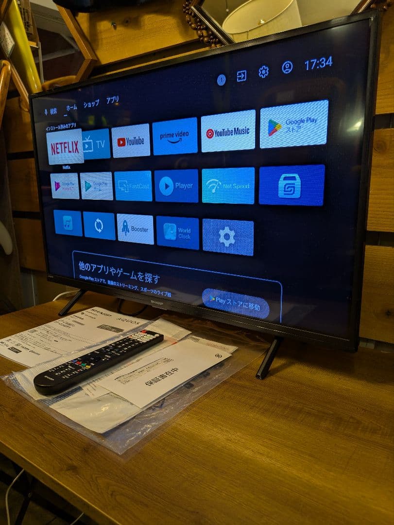 美品 SHARP 32インチ液晶テレビ 2T-C32EF1 モデルルーム展示品