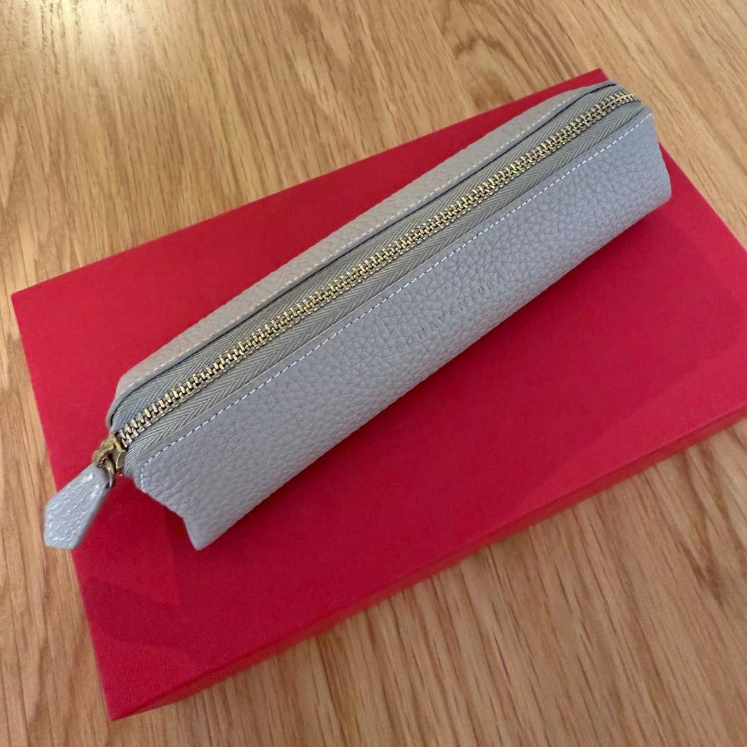 美品❤︎ BONAVENTURA ボナベンチュラ ペンケース シュリンクレザー