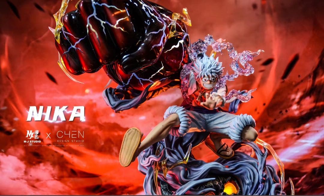 ワンピース ギア5 ニカ ルフィ【赤】 ガレージキット フィギュア