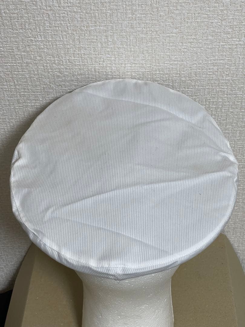 新*線様 大日本帝国海軍 士官軍帽 制帽 58cm 複製品 日覆付 日本軍 未使