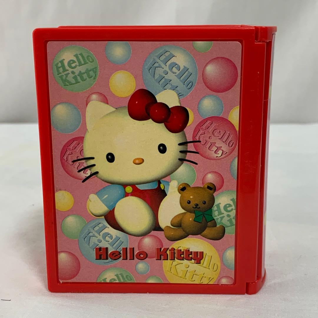 当時物！激レア】　キティ ブッククロック 置時計 写真立て 本型　1998 箱