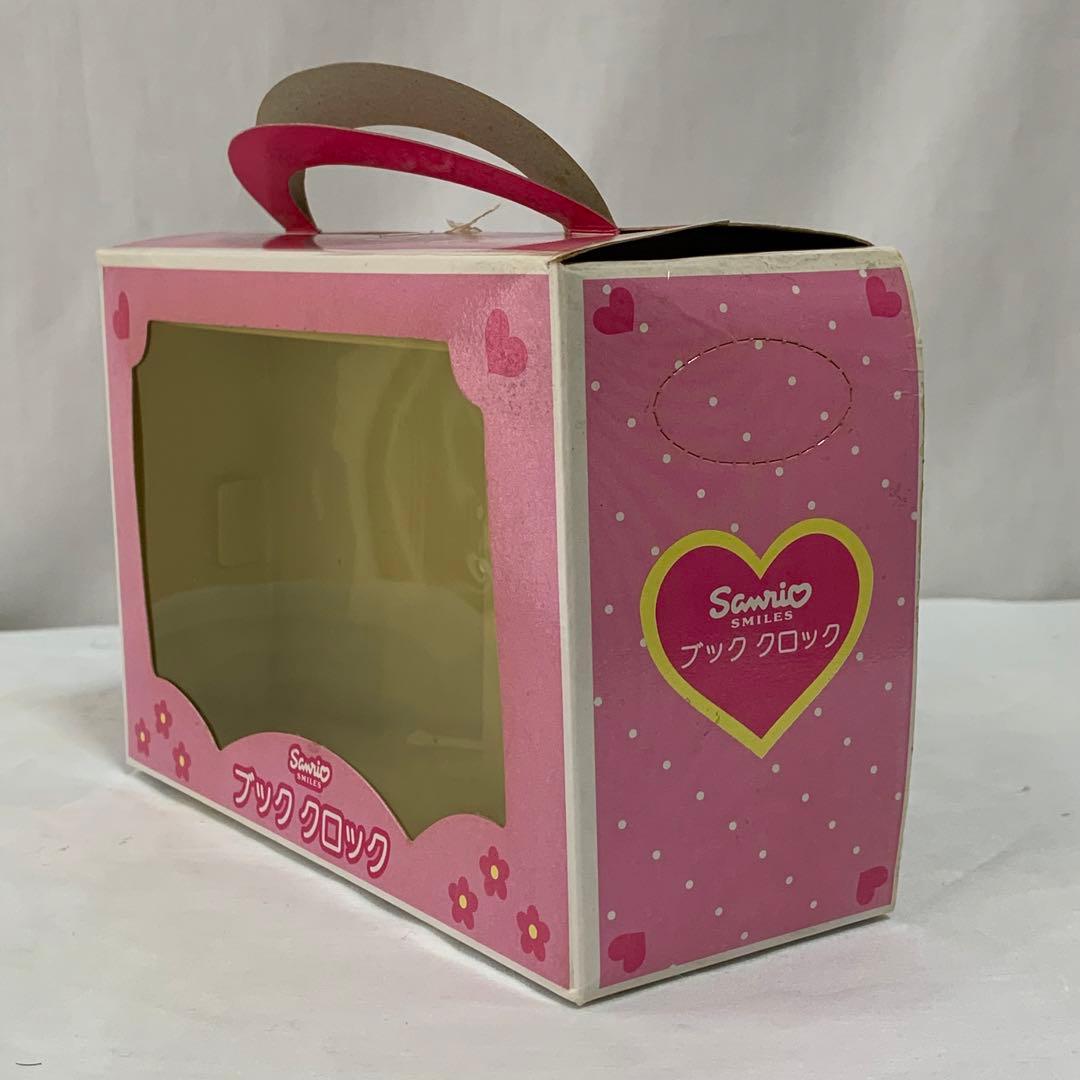 当時物！激レア】　キティ ブッククロック 置時計 写真立て 本型　1998 箱