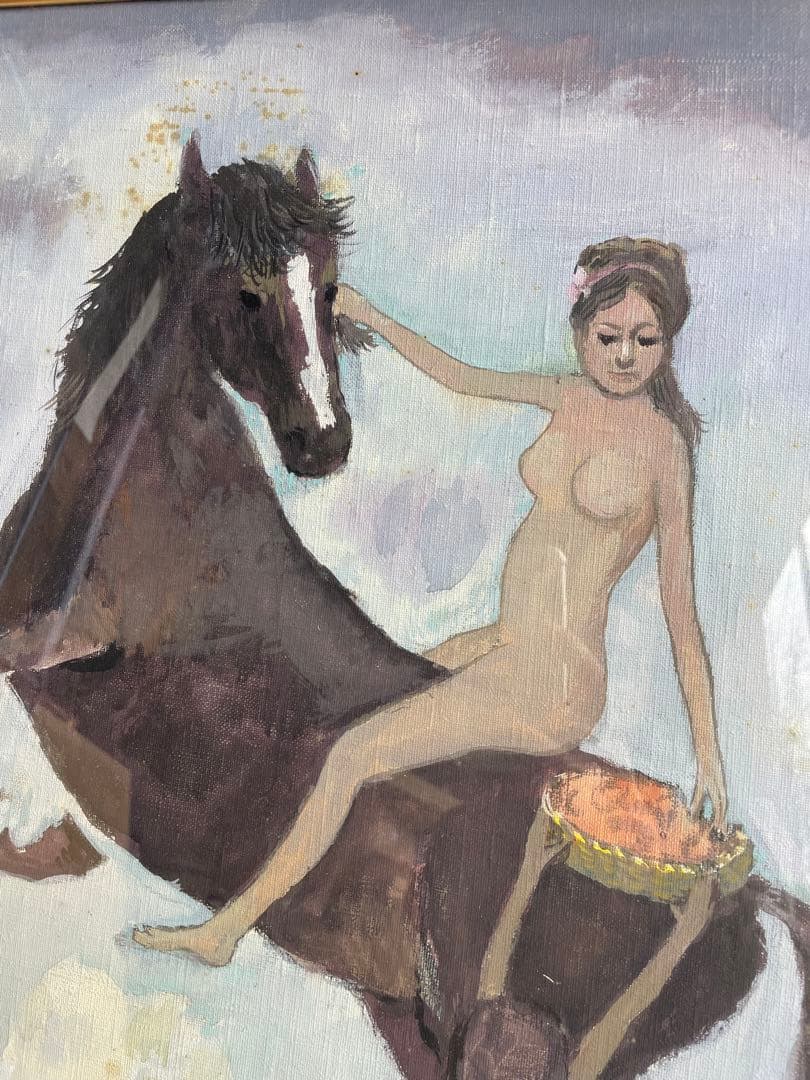 蔵出し　室田豊四郎　「献花」 新制作協会会員　1985年