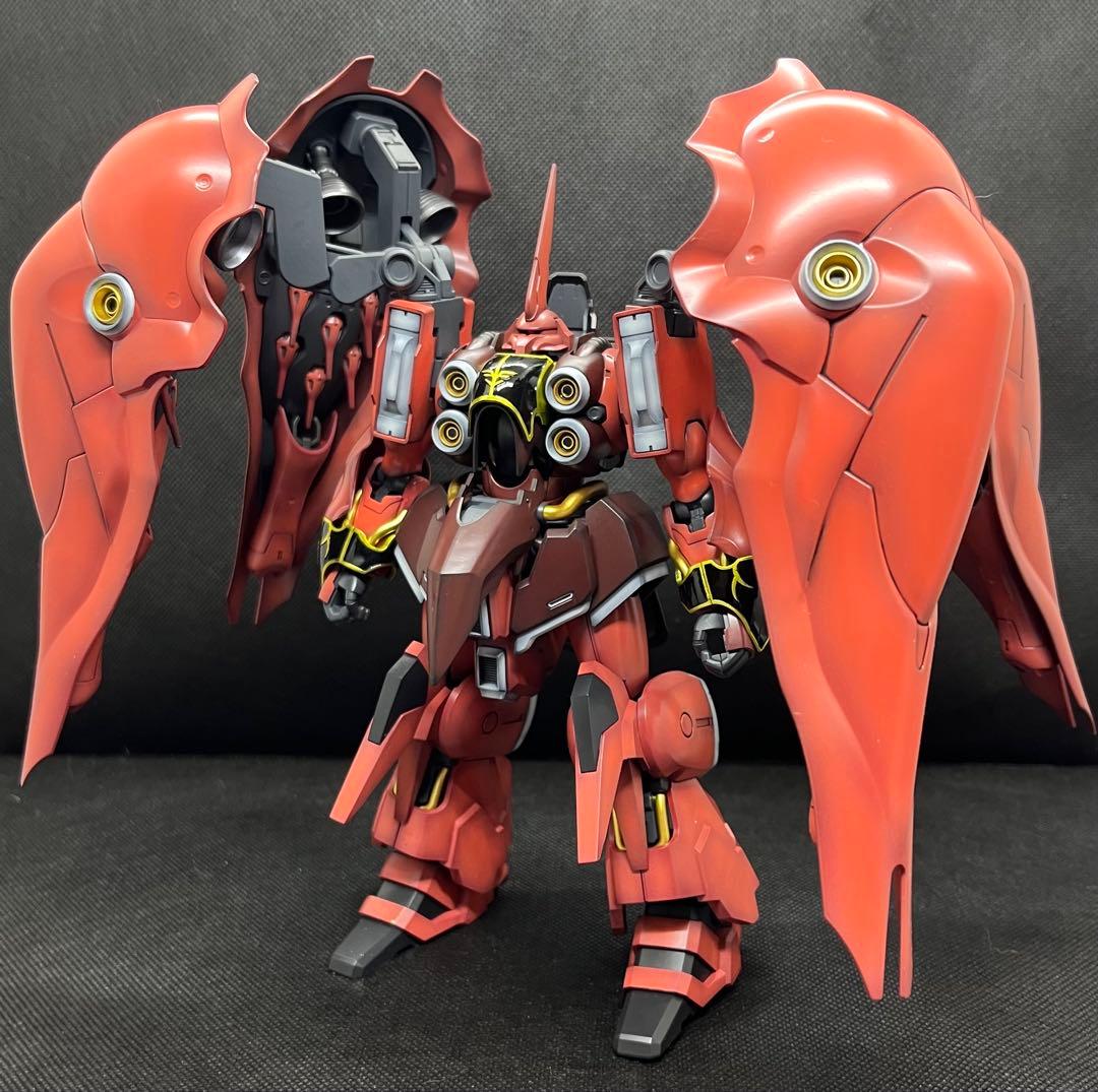 HGUC クシャトリヤ 赤い彗星イメージ塗装済完成品　おまけ付き