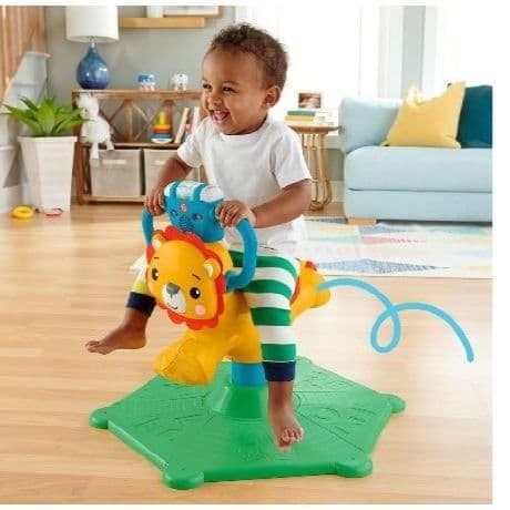 限定品 フィッシャープライス はずむ！まわる！バイリンガル・らいおん