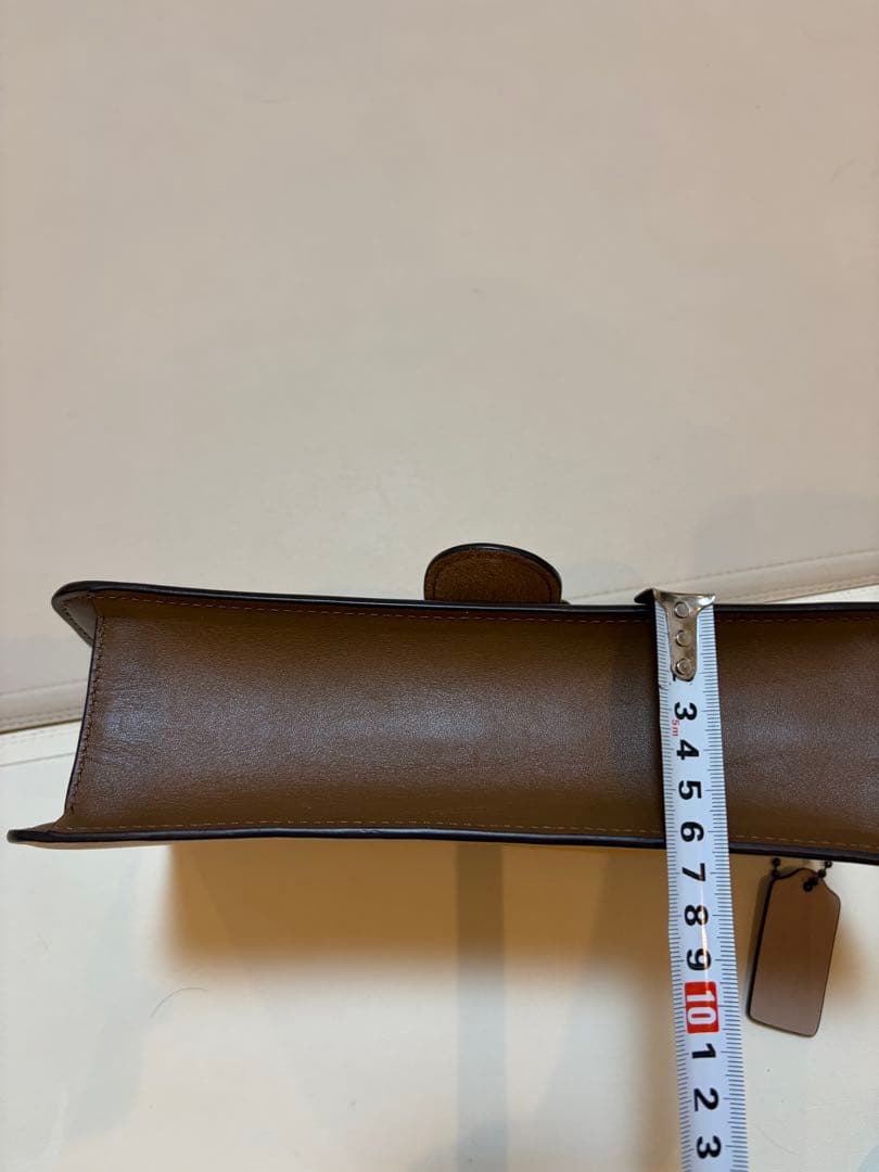 【最終値下げ】COACH ショルダーバッグ ブラウン イエロー