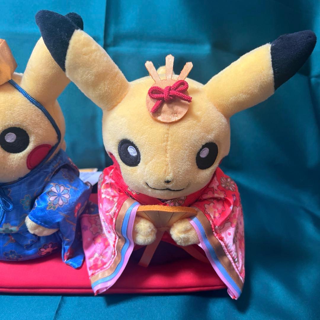 マンスリーペア ピカチュウ3月 雛人形 ひな祭り ひなまつり ぬいぐるみ