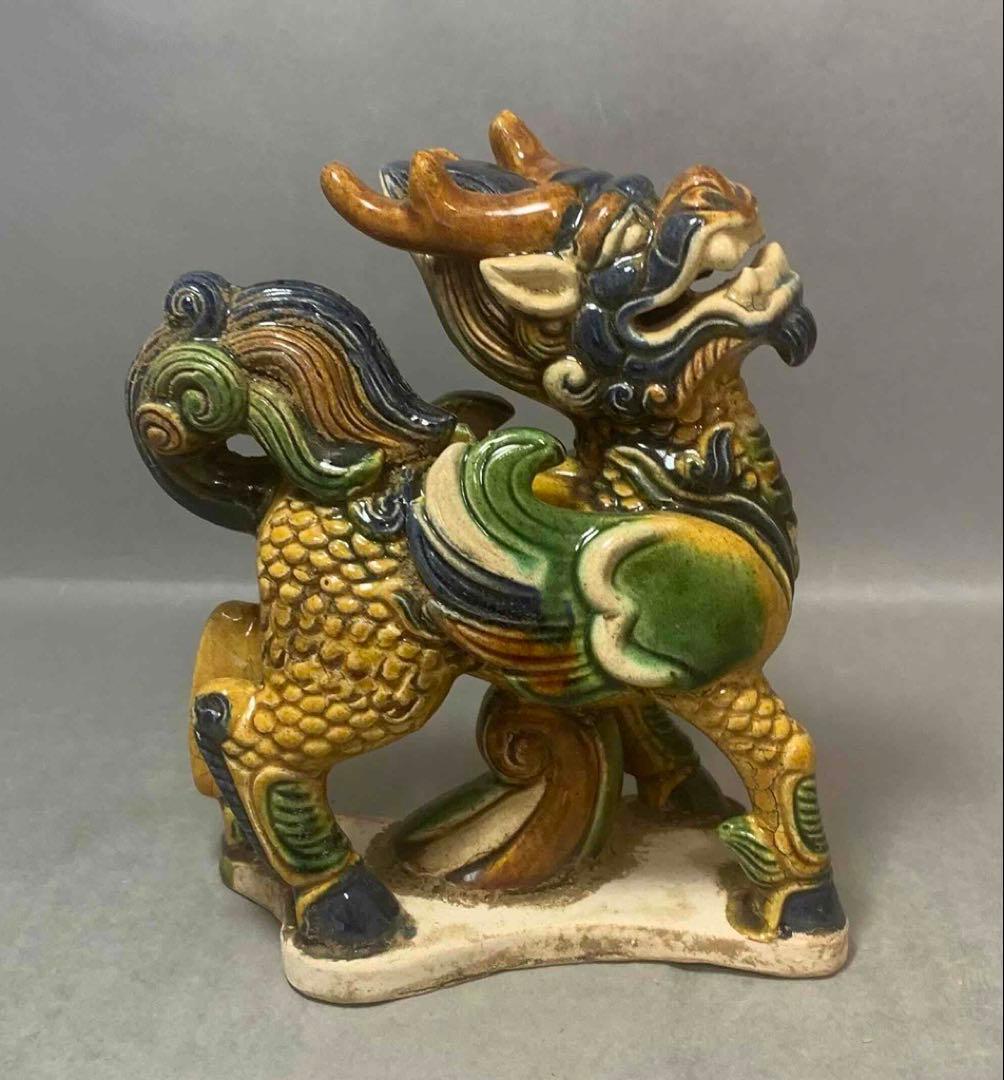 中国 麒麟　置物　f2250410