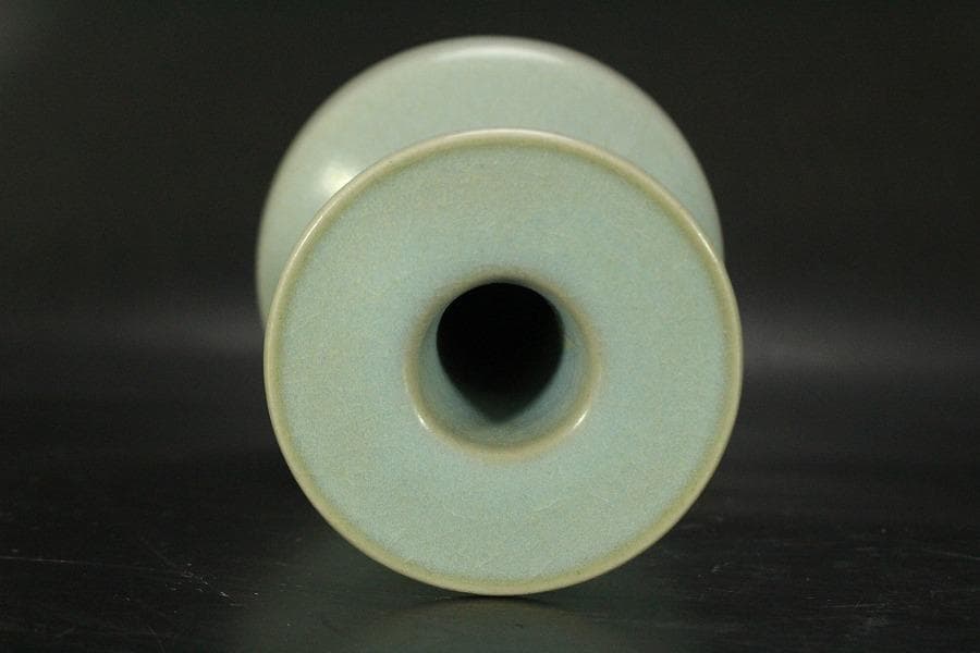 中国美術 青釉 瓶(HA517)