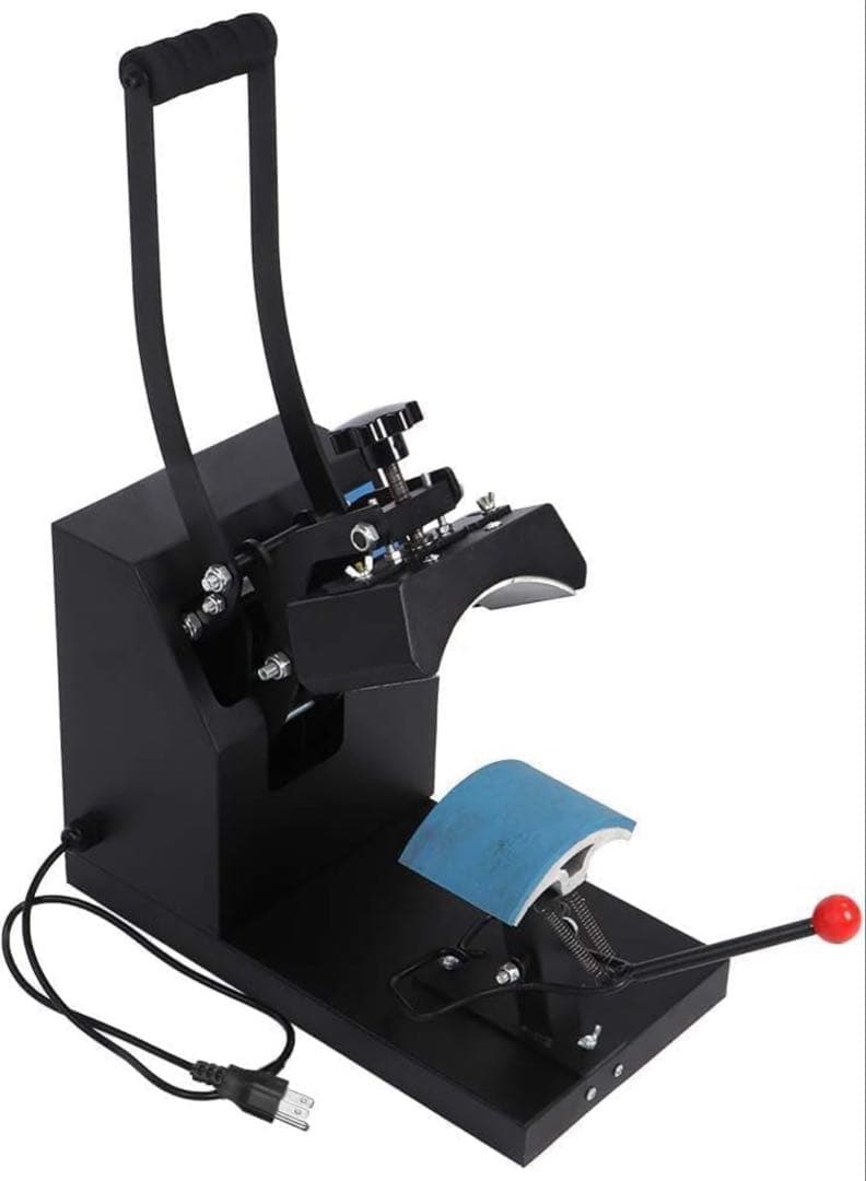 キャップ用 熱転写プレス機 ヒートプレス 帽子プリント機 動作品