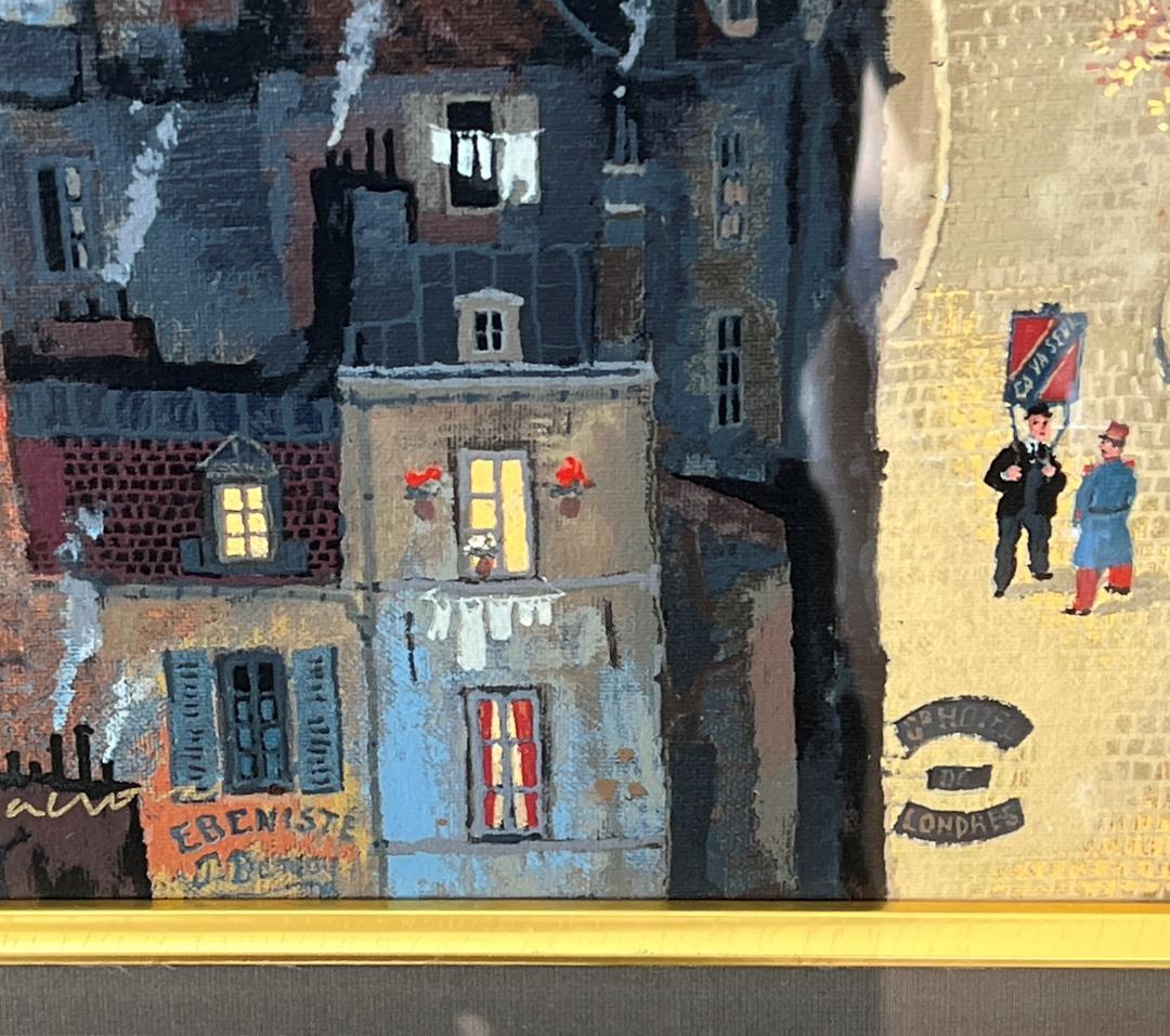 ミッシェル・ドラクロワ真作　「サンジャック通り」　2005年　シルクスクリーン