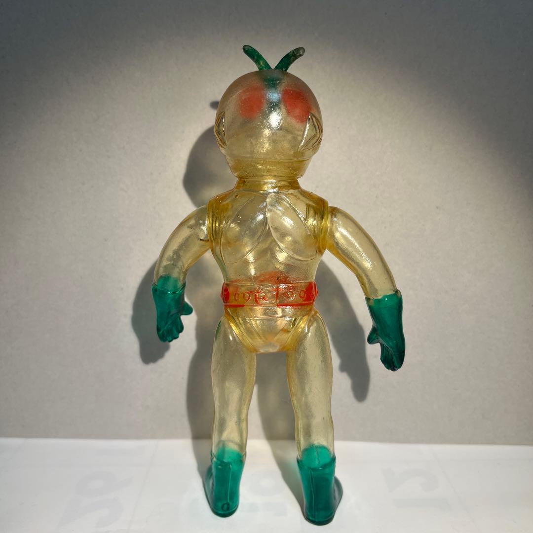 ポピー　仮面ライダー　スケルトン　ソフビ