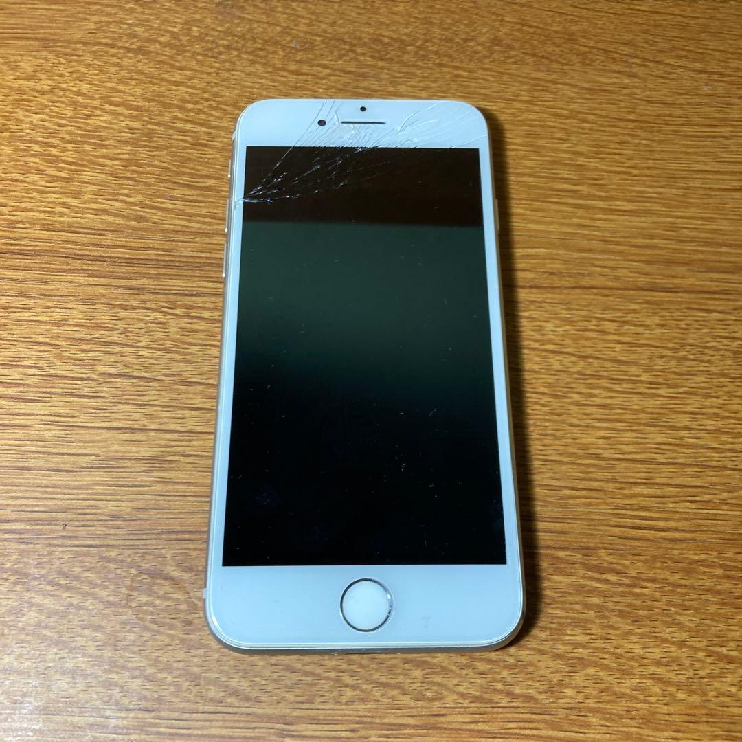 iPhone8 256GB シルバー 外箱付 画面前面一部割有り　SIMフリー