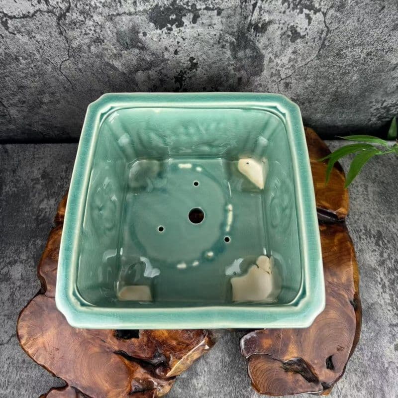 盆栽鉢 青磁鉢 山野草鉢 多肉植物 植木鉢 小品大品盆栽鉢 陶器鉢置物