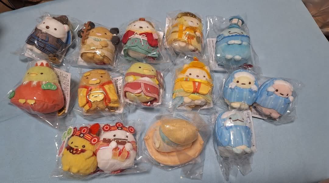 マロネ專用　超国宝展　てのりぬいぐるみ　奈良 京都 全種セット