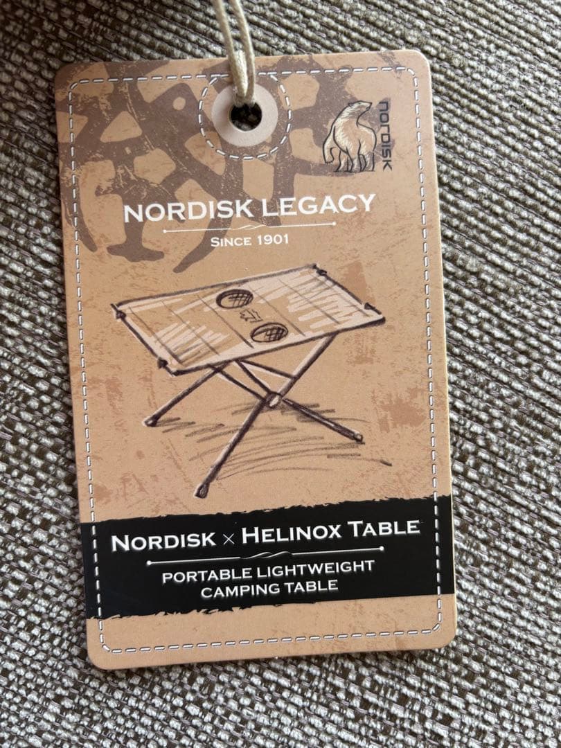 新品未使用　helinox × nordisk アウトドアテーブル