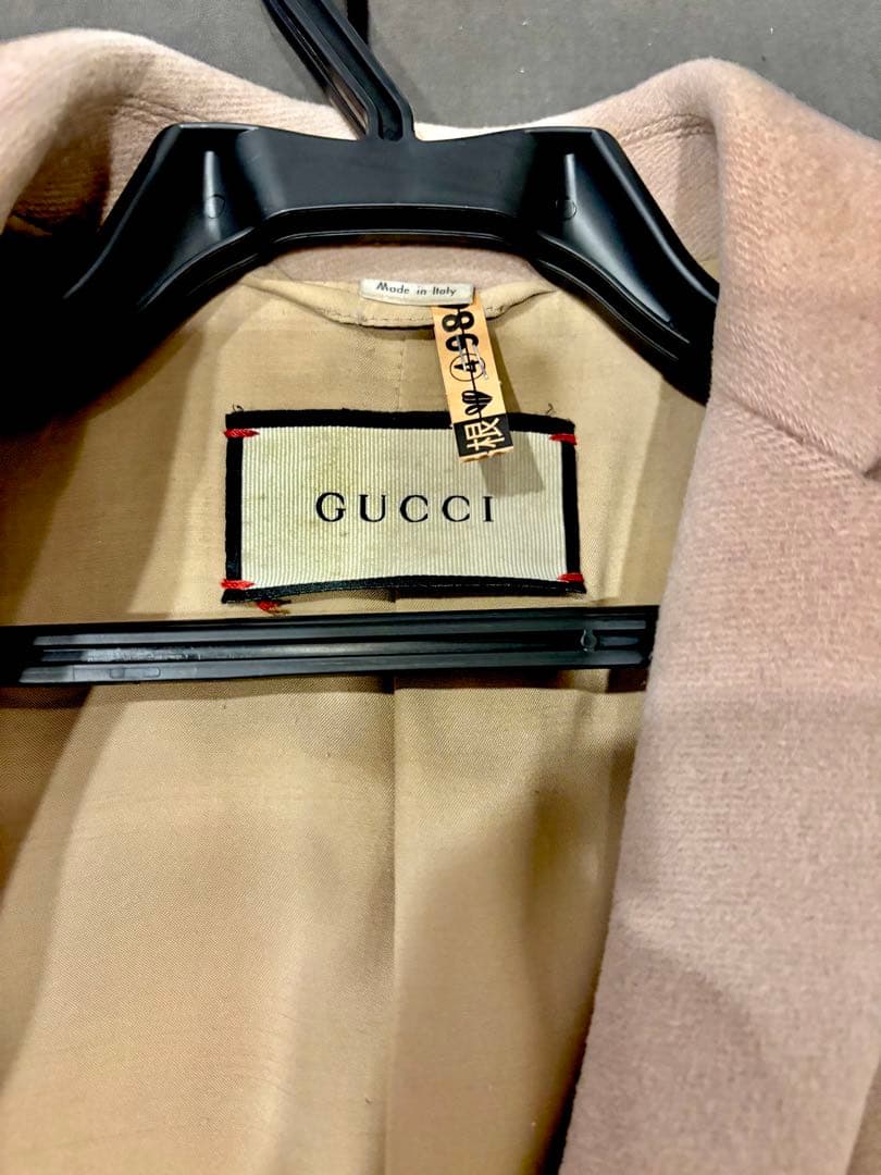 GUCCI ベージュ チェスターコート　38 (M)お値下げ