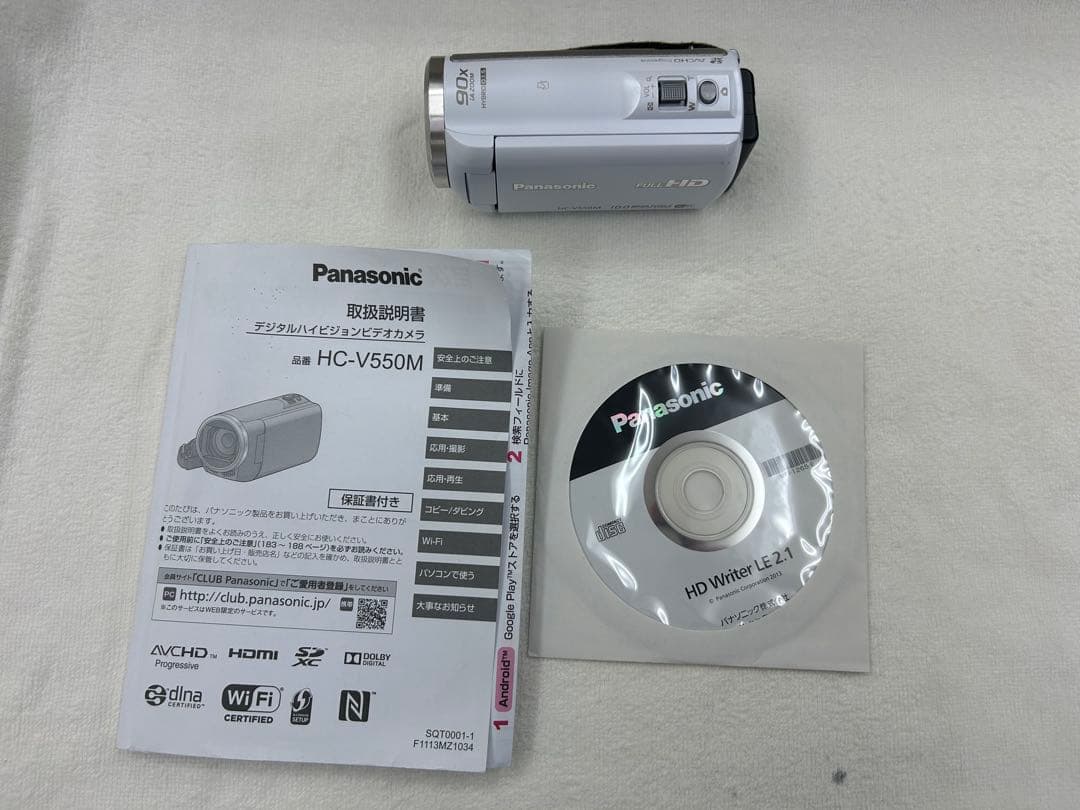 Panasonic HC-V550M ビデオカメラ 本体　ジャンク