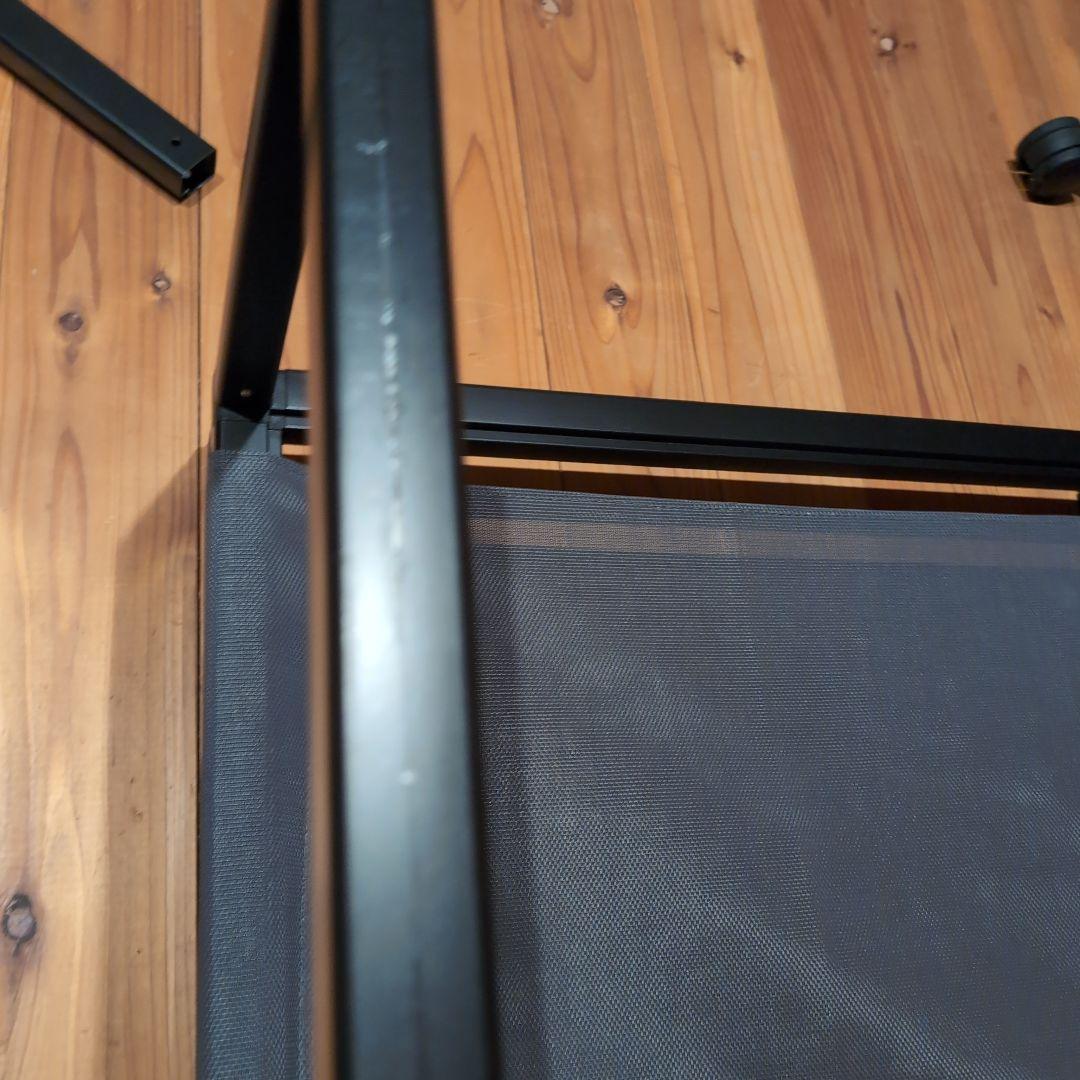 エアグランプソファ３人用　ベージュ×黒　outputlife