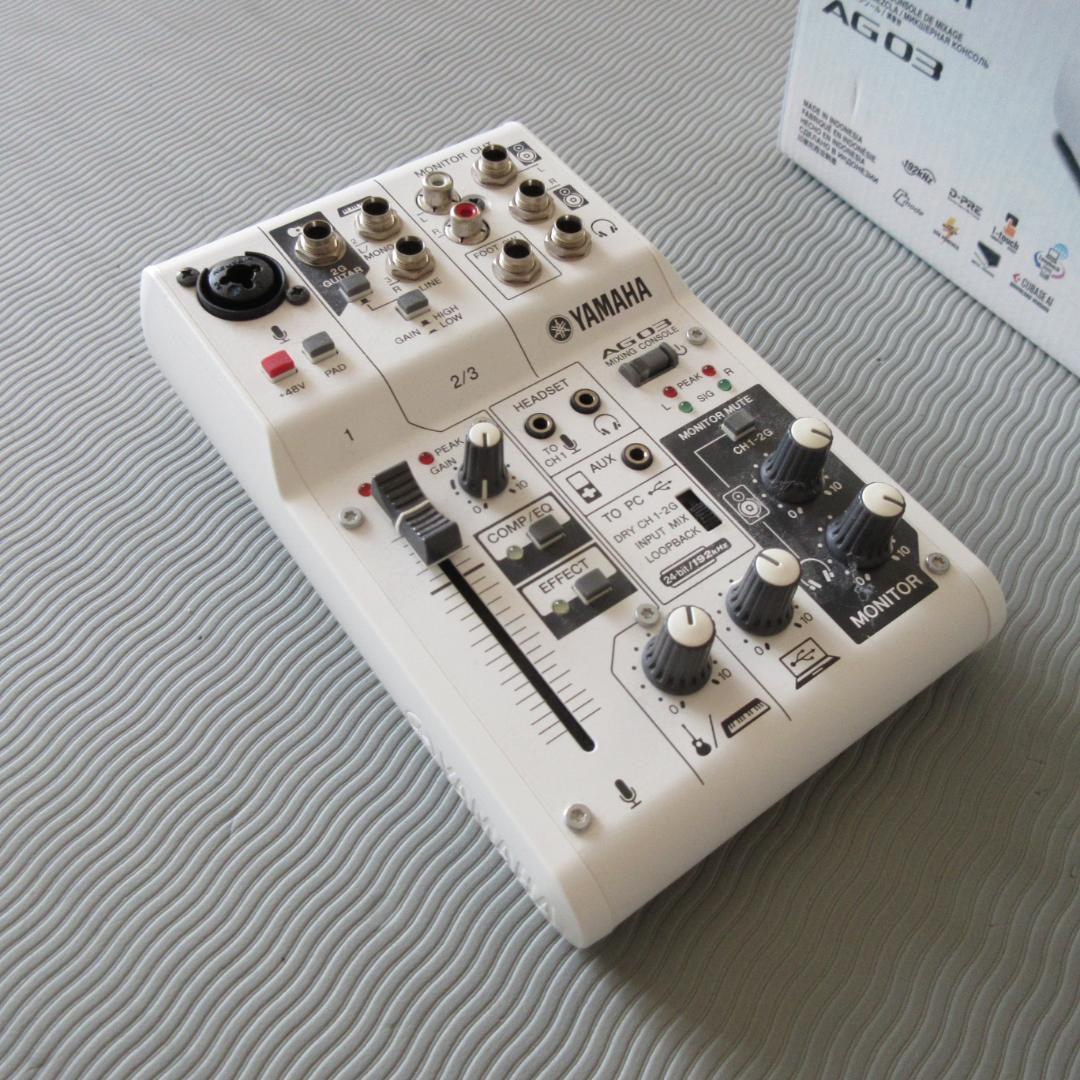 YAMAHA AG03 ミキサー 本体　動作確認済み
