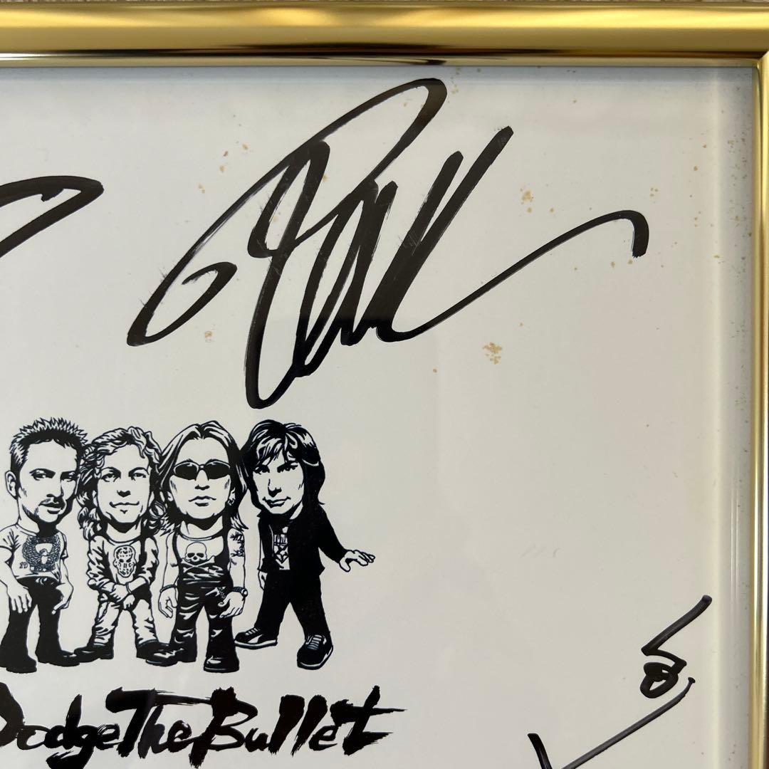 TMG サイン色紙　B'z 松本孝弘　稲葉浩志