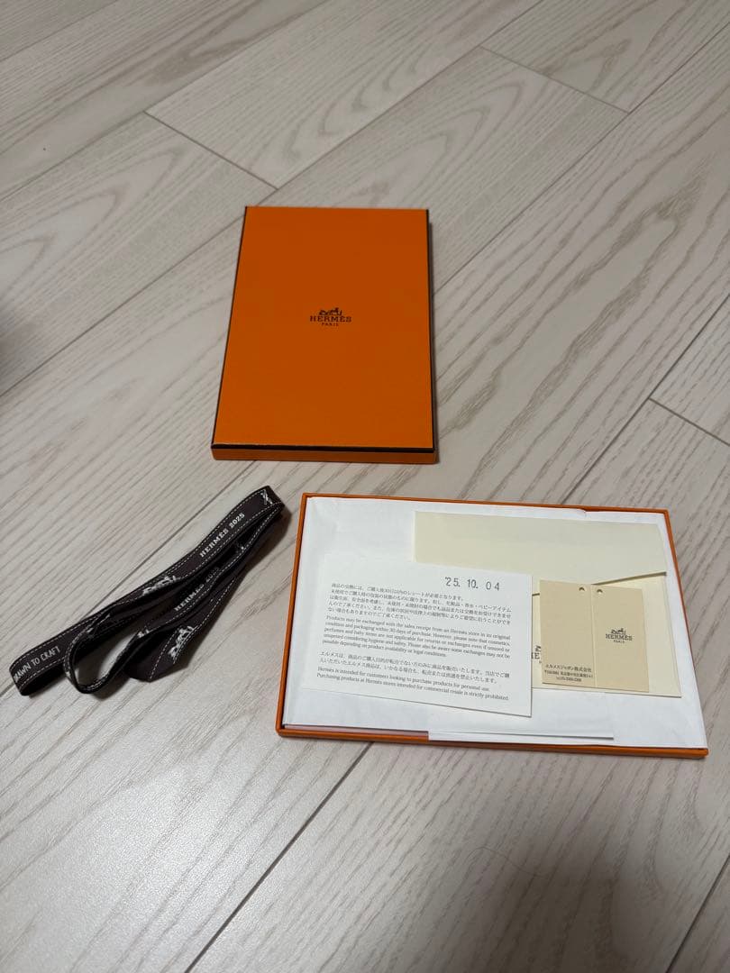 【新品同様】エルメス　ノートパッド《EAジップ》PM 黒