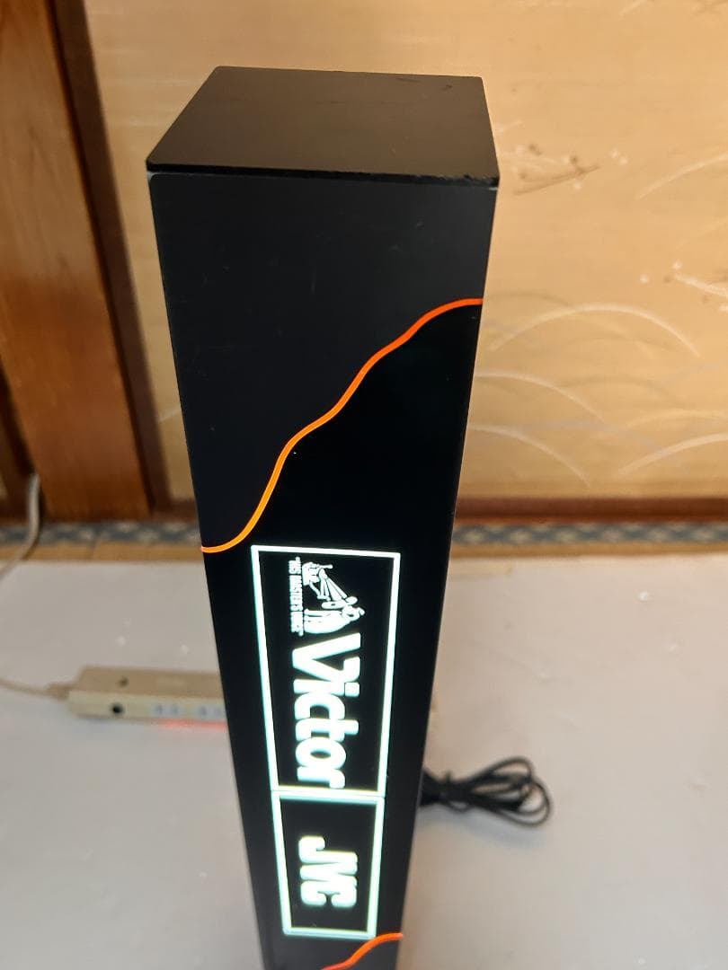 当時物　Victor JVC 　店頭ディスプレイライト