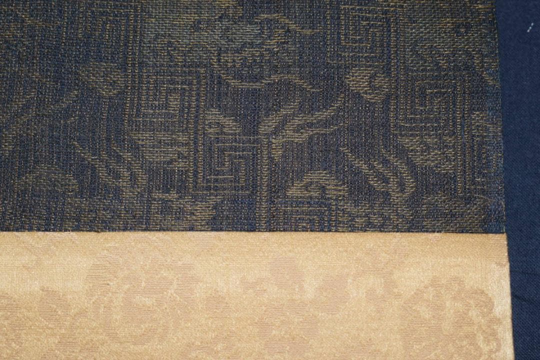 【真作】渡辺南岳/武者絵之図/馬上人物図/掛軸☆宝船☆X-236　JM