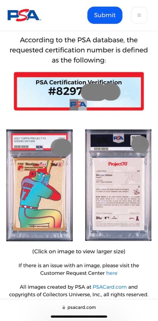 大谷翔平 PSA9 鑑定品 Topps 2021 ポケモン風カード