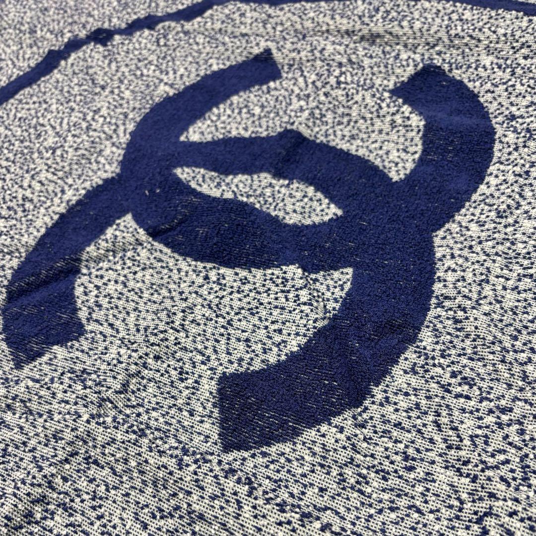 CHANEL バスタオル ビーチタオル ブランケットシャネル タグ付 190cm