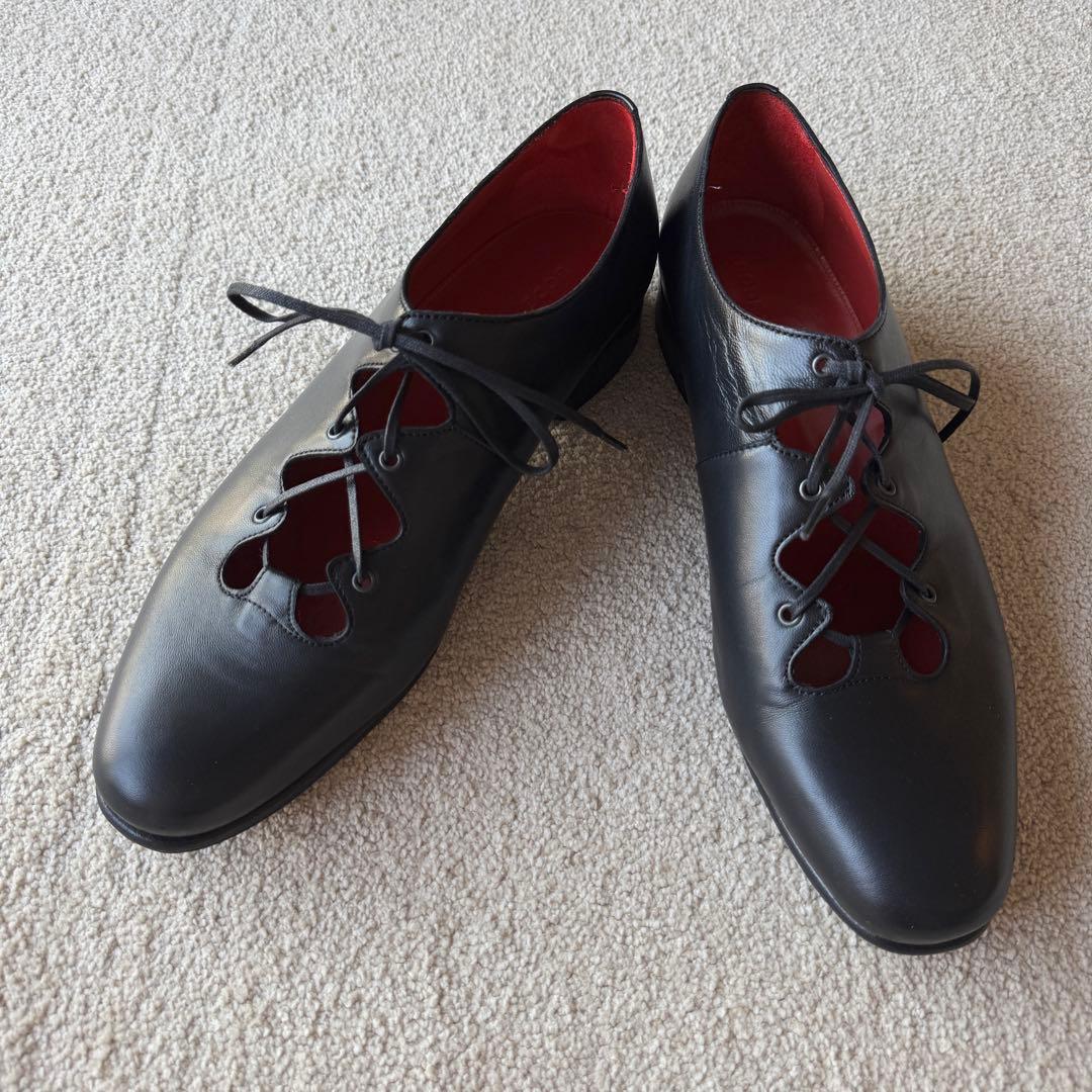BODE County Clare Shoes Black ギリーシューズ 44