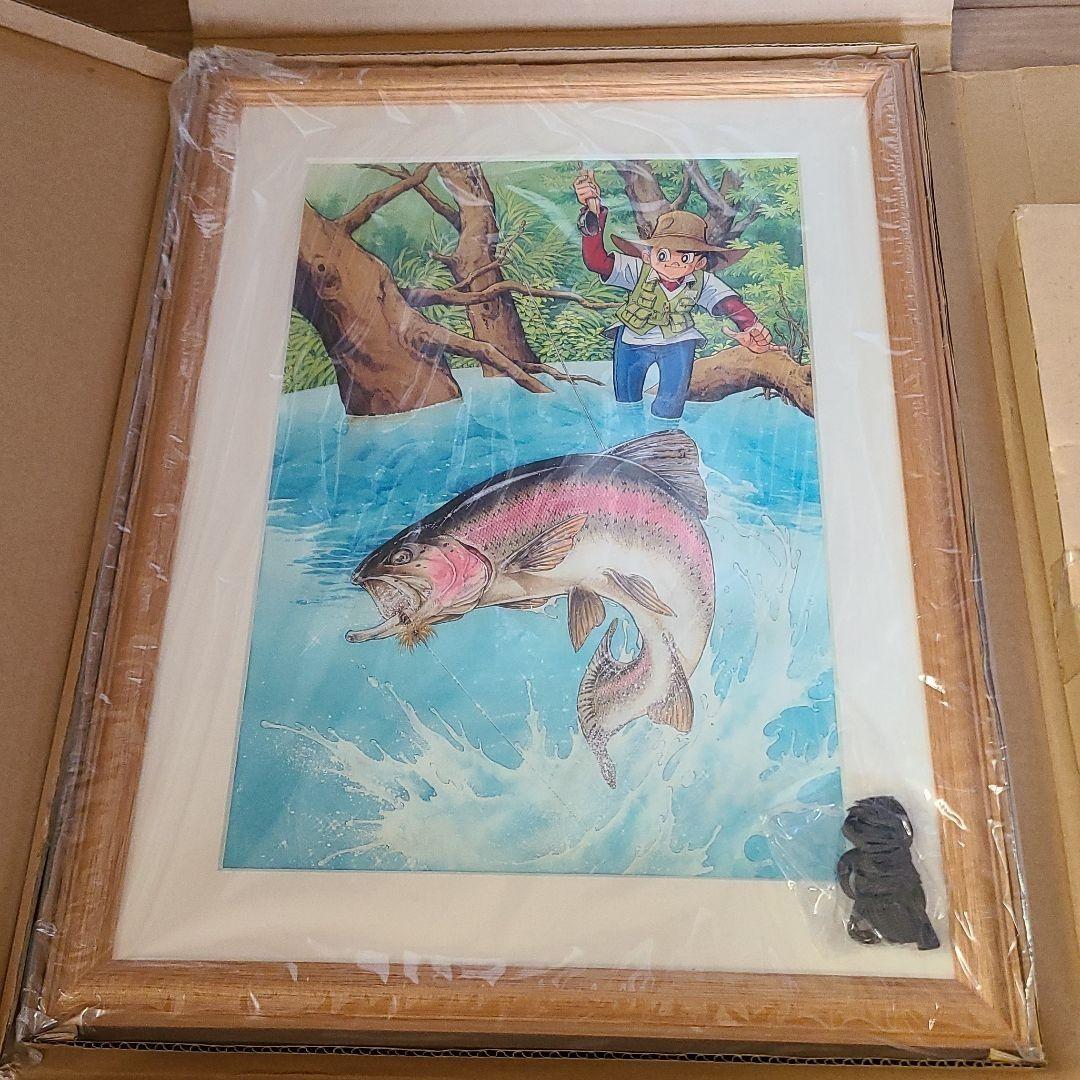 釣りキチ三平　額装ポスター